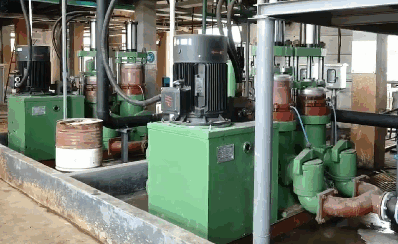 YBH400壓濾機節(jié)能入料泵在市政污水處理廠使用現場